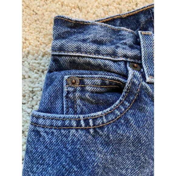 Gap Kids Girls Blue Jeans Easy Fit 7 Slim Medium Wash 5 Pocket EUC - Picture 6 of 11